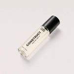 CONSTRUCT liquid cologne bottle, angled side view